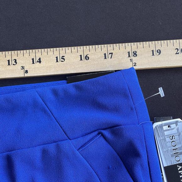 SOHO Apparel Pants Womens Plus XL Petite Ankle Length Stretch Dressy Trousers - Picture 8 of 11